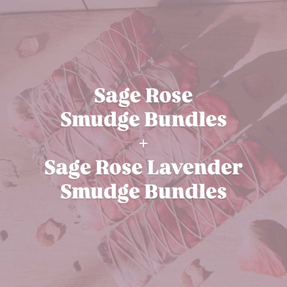 Smudge Bundles🥀Lavender Rose Sage